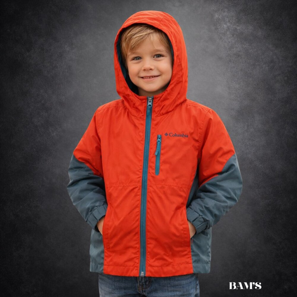 Columbia Youth XS Colorblock Hooded Jacket‎